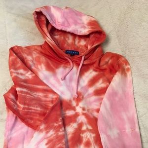 Opening Ceremony Phanes Red/Pink Tie Dye Hoodie